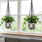 YIBOT Macrame Plant Hanger Indoor Set of 2 - Image 4