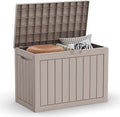 EasyUp 45 Gallon Outdoor Storage Box Waterproof, UV Resistant Deck Box Outdoor by EASYUP