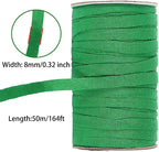 Plant Ties, 164 Feet 8mm Green Garden Twine Soft Garden String Stretchy Tree - Image 2