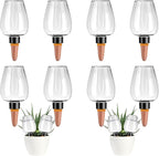 8 Pcs Plant Watering Globes Self Watering Planter Insert Plants Top Fill Water by Unknown