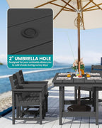 SERWALL 6-Person Outdoor Dining Table - Image 2