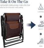 Best Choice Products Oversized Padded Zero Gravity Chair, Folding Outdoor Patio - Image 5