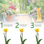 36 Inch 12 Packs Plant Support Stakes, Garden Single stemmed Plant Support Hoops - Image 4