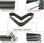 A ANLEOLIFE 3-Pack 12X3X1.5ft & 81x81x18 in Deep Root Galvanized Raised Garden - Image 4