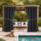 Waterproof Outdoor Curtain W105 x L95 by DivaenCamino