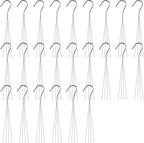 24 Pack Chain for Hanging Plants, 24 inch 4 Point Wire Plant Hangers for by EATHEATY