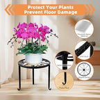6-Pack Metal Plant Stand, Heavy Duty Flower Pot Stands - Image 4