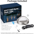 LEONLITE 12-Pack Update 5CCT LED Low Voltage Deck Lights, 180LM 3.5inch - Image 9