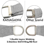 KANAGAWA Sun Shade Sail Curved 24'X24' Grey Rectangle Outdoor Shade Cover UV - Image 3