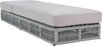 SAFAVIEH Outdoor Collection Gillian Grey Rope/Grey Cushion Chaise Lounge Chair - Image 13