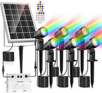 MEIKEE 6 in 1 RGB Solar Landscape Lights by MEIKEE