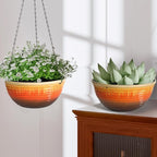 10inch Hanging Planters for Indoor and Outdoor Plants, 2 Pack Hanging Planter - Image 7