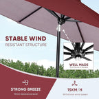 Tempera Patio Market Outdoor Table Umbrella - Image 6