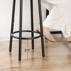 HOOBRO Bar Stools, Kitchen Round Height Stools - Image 7
