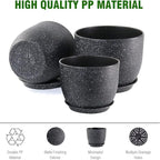 Plant Pots 10/9/8 inch, Flower Pots - Image 4