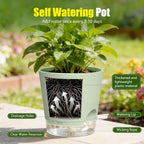 Plant Pots 4/5/5.5/6/6.5/7/8 Inch Self Watering Pots, 7 Pack Plastic Planters - Image 4