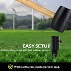 Steel Torch Stakes for Tiki Torches, Freestanding Poles and Solar Lights - Image 6