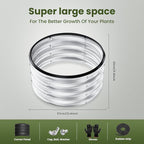 ZXZYHFTY Round Galvanized Raised Garden Bed kit, Round Large Metal Raised - Image 4