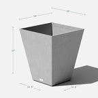 Veradek Nobleton Indoor/Outdoor Wide Square Planter - Image 8