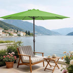 MEWAY 12ft Patio Umbrella Outdoor Table Umbrellas - Image 2