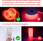 AC 110V COB LED Strip Lights Outdoor Waterproof 65.6ft, IP65 Flexible Cuttable - Image 6