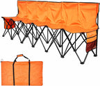 VEVOR Portable Folding Bench, 6 Seat Foldable Soccer Bench - Image 9