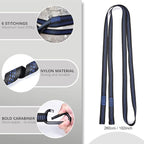 Camping Hammock with Mosquito Net Rain Fly Heavy Duty Tree Strap Nylon - Image 6