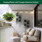 Hanging Planter Self Watering 10 Inch, 2 Pack Indoor Outdoor Hanging Baskets - Image 5