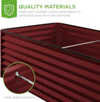 Best Choice Products 6x3x2ft Outdoor Metal Raised Garden Bed, Deep Root Box - Image 6