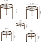 CADANI 5-Pack Metal Plant Stands - Image 7