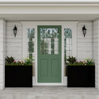 38" L x 10" W x 30" H Black Planter Box - Image 3