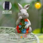 Nacome Solar Garden Outdoor Statues Bunny - Image 6