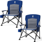 EVER ADVANCED Oversized Folding Camping Chair by EVERADVANCED