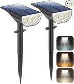 TOBUSA Solar Spot Lights Outdoor 5 Modes, 44LEDs Bright Landscape Spotlights by TOBUSA
