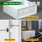 White Metal Planter Box 30" x 12" x 24" - Image 4