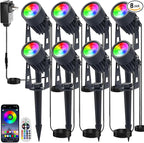 Smart RGB Low Voltage LED Spotlights, APP & Remote Control, Synchronous Dimming by Sathem