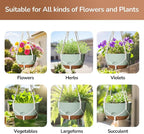 12 Inch Hanging Baskets for Plants Outdoor, Hanging Planters for Indoor Outdoor - Image 5