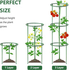 12Packs Plant Support Stakes Half Round Plant Stakes - Image 2