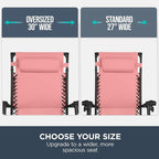 Best Choice Products 30” Wide Folding Zero Gravity Outdoor Recliner Patio - Image 4