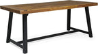Christopher Knight Home Toby Outdoor Acacia Wood Dining Table, Sandblast Teak by ChristopherKnightHome