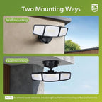 Philips 72W 7400LM LED Flood Lights Outdoor, Switch Controlled Aluminum - Image 5