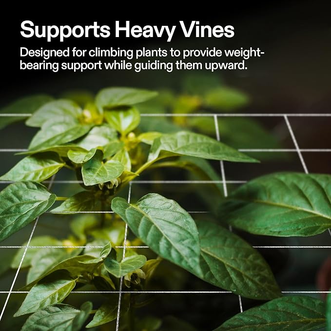 VIVOSUN 5 x 30 ft. Plant Trellis Netting, Heavy-Duty Polyester Grow Net - Image 2