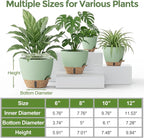 Plant Pots, Modern Planters for Indoor Outdoor Plants, Room & Office Décor - Image 4
