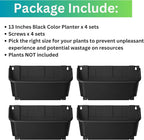 Maxona Black Color Vertical Garden Planter - Image 2