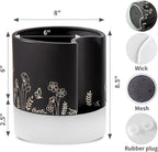 Nihow Self Watering Plant Pot: 8 Inch Ceramic Planter - Image 2