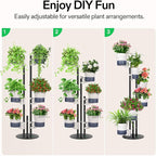 VIVOSUN Metal Plant Stand, 6-Tier Tall Vertical Planter Tower - Image 2