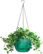 Melphoe 1 Pack Self Watering Hanging Planters Indoor Flower Pots, 8.3 Inch by Melphoe