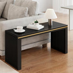 Bamboo Dining Bench Indoor Long Entryway Shoe Rack Benchs, Outdoor Modern Wood - Image 3