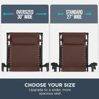 Best Choice Products 30” Wide Folding Zero Gravity Outdoor Recliner Patio - Image 4