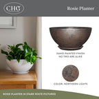 Classic Home and Garden Rosie Modern Planter w/Drainage - Image 2